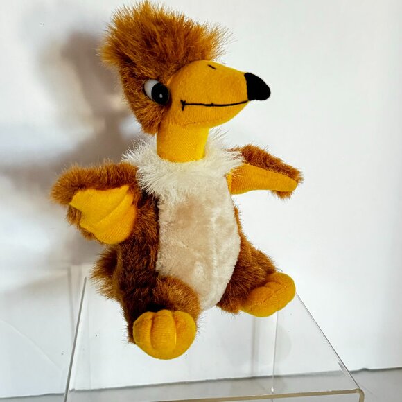 Vtg Pizzazz King Plush Vulture Brown Tan Stuffed animal RARE - Picture 1 of 13